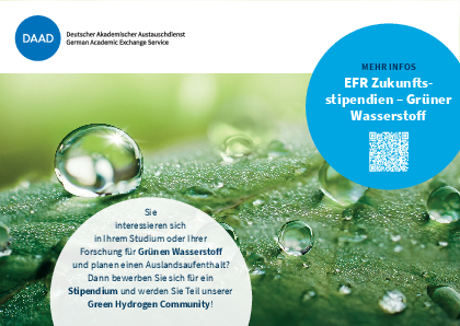 Efr Zukunftsstipendium Des Daad Gr Ner Wasserstoff Universit T Passau