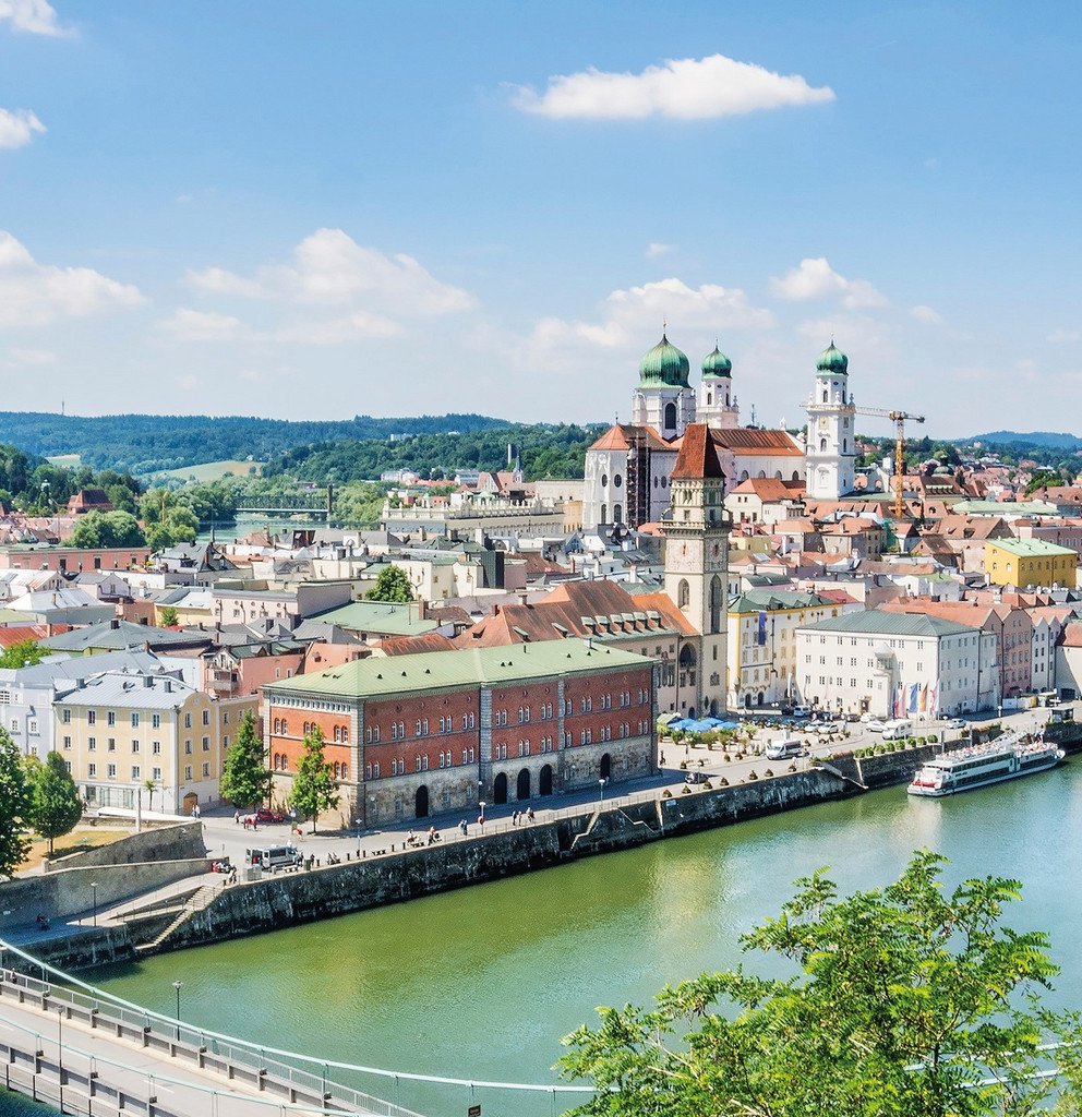 Ansicht der Stadt Passau