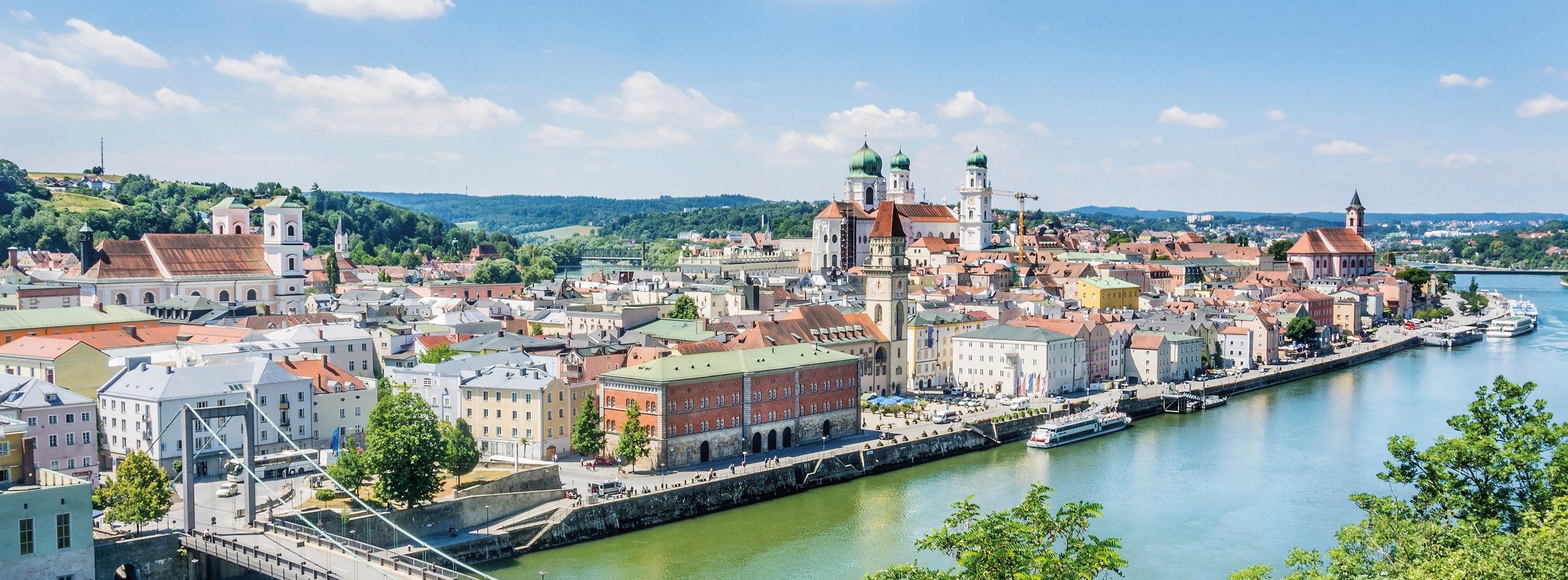 Ansicht der Stadt Passau