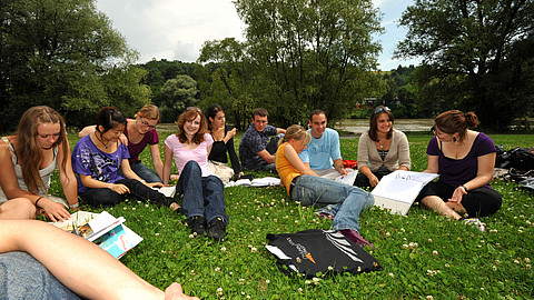 Learning on the Innwiese meadow