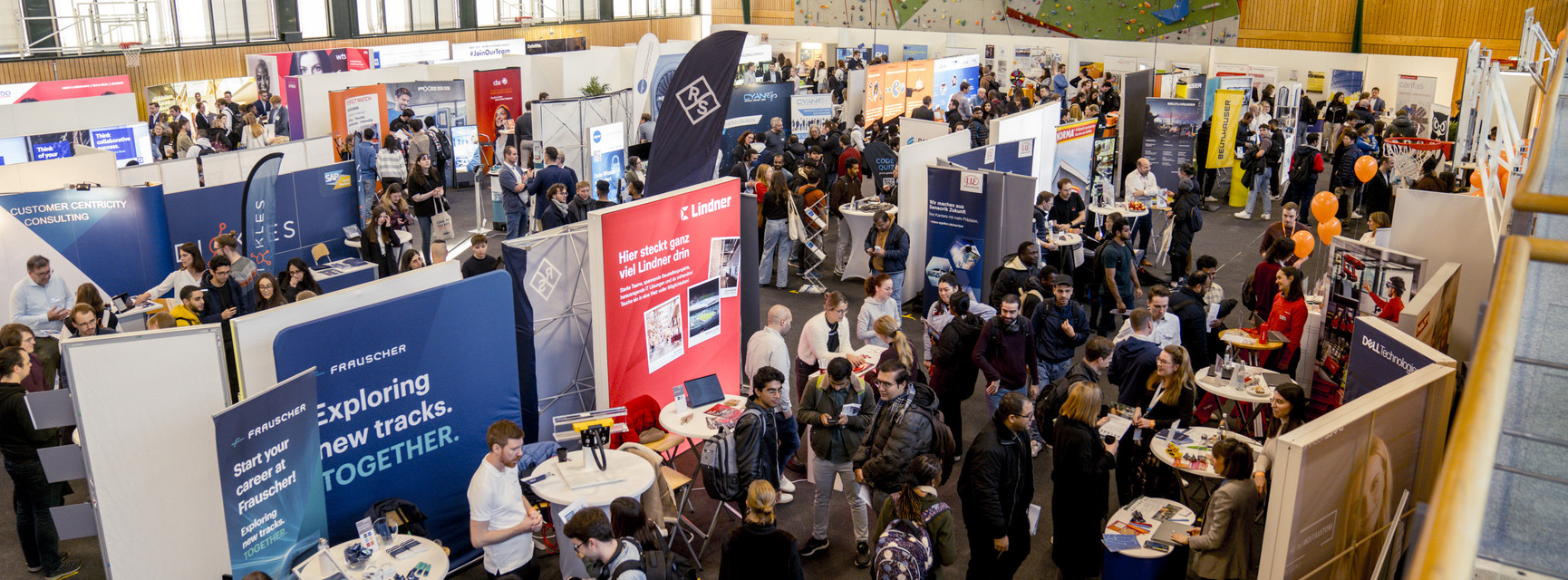 Messebetrieb auf der Campus meets Company