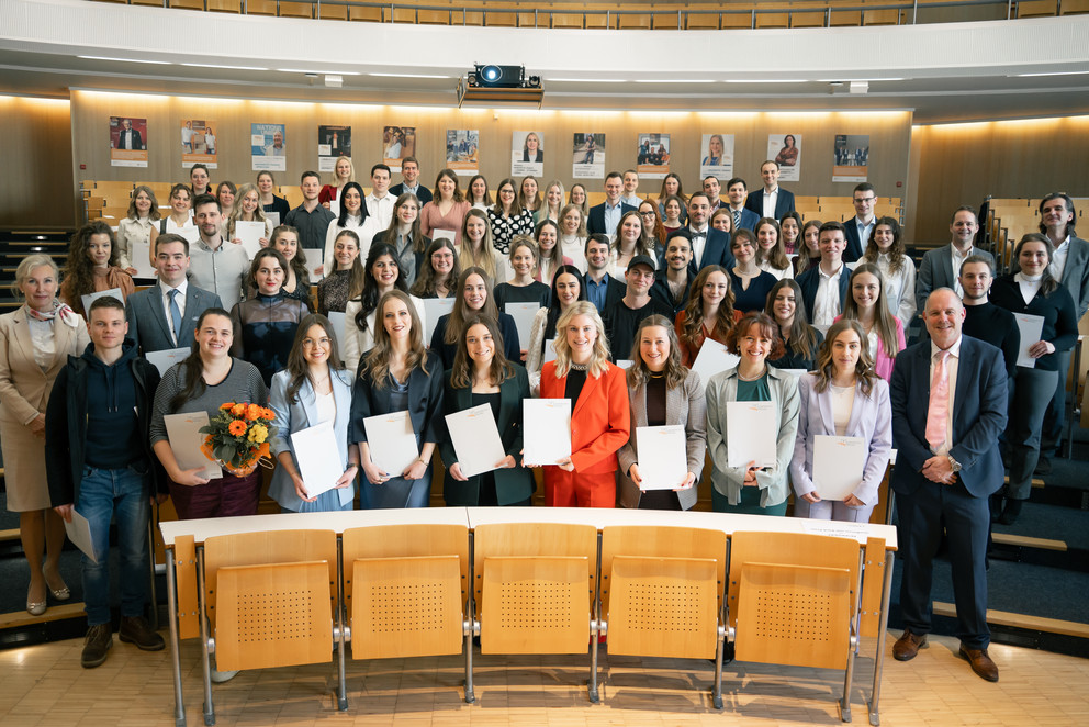 Akademische Feier zur Verabschiedung der Lehramtsabsolventinnen und -absolventen der Sozial- und Bildungswissenschaftlichen Fakultät der Universität Passau; Bild: Thomas Bernard