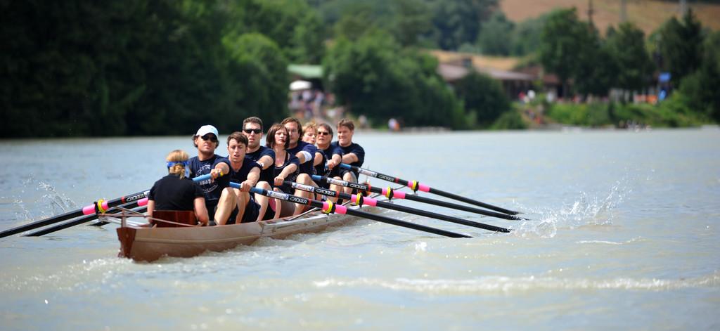 Foto: Ruder-Team auf dem Inn