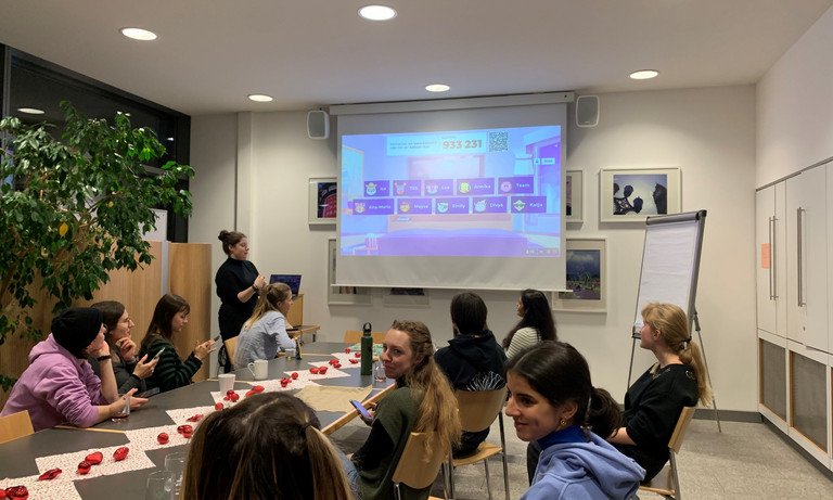 Quiz during a MINT-scholarship holder networking event Quiz during a MINT-scholarship holder networking event