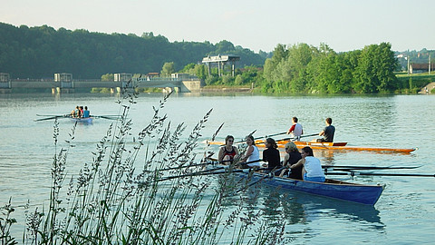 The University's rowing team