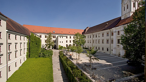 The Nikolakloster courtyard