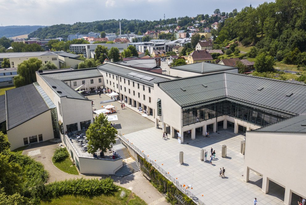 A view of the campus of the University of Passau A view of the campus of the University of Passau