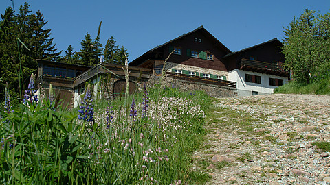 Kötztinger Hütte, Quelle Tourismusverband Ostbayern e.V., Foto: Michael Körner