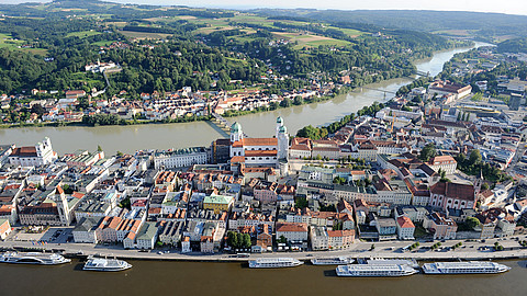 Aerial view of the Old Town