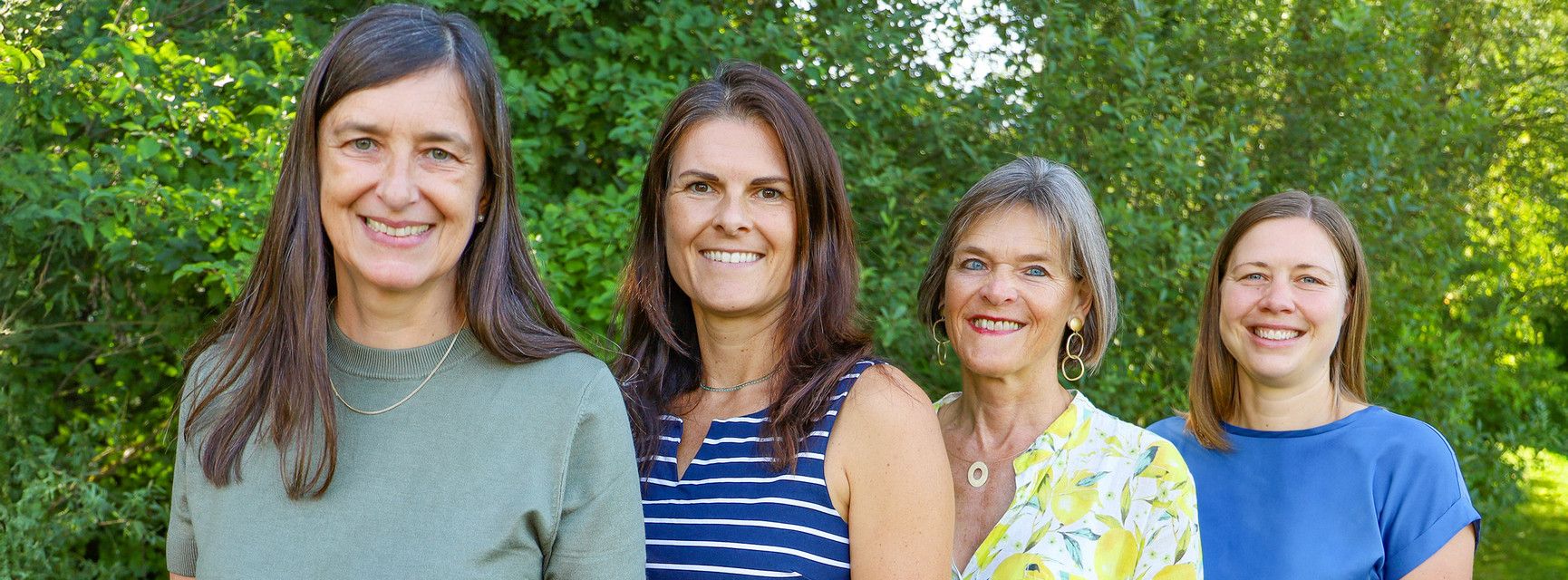 Das Team der Studienberatung: Johanna Schmidt, Tanja Rieger, Dr. Ulrike Bunge, Franziska Beck (v.l.)