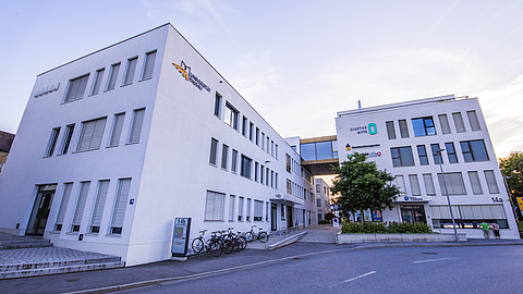 University buildings at Dr-Hans-Kapfinger-Straße