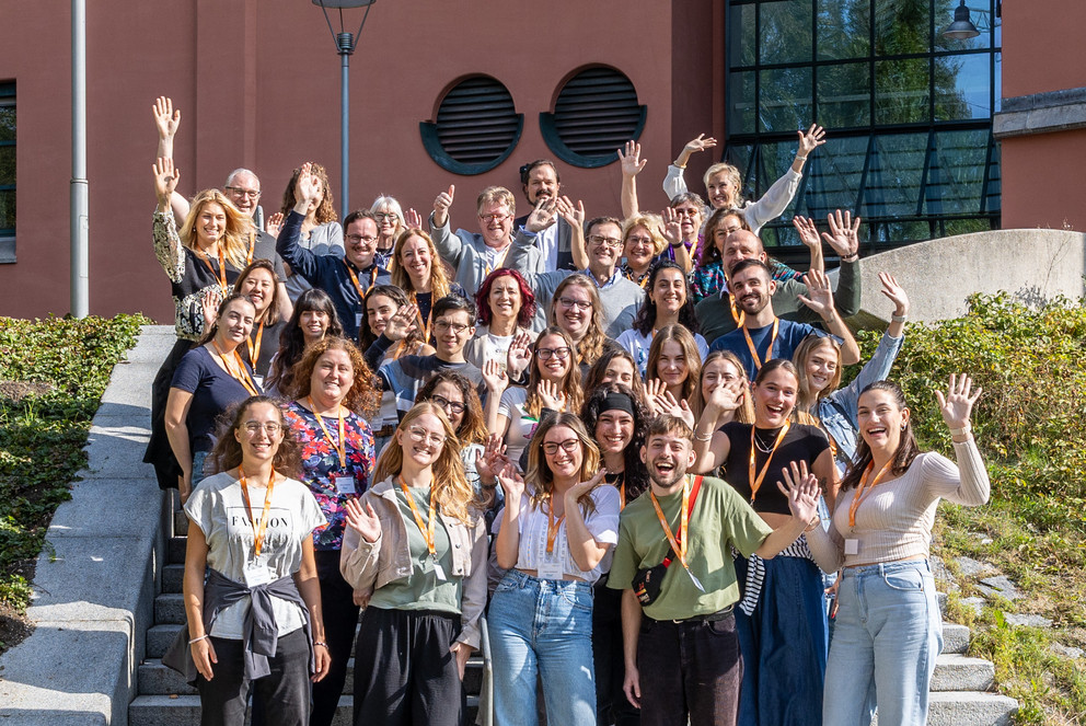 Gruppenbild der teilnehmenden Studierenden und Dozierenden. Foto: Florian Stelzer, Universität Passau