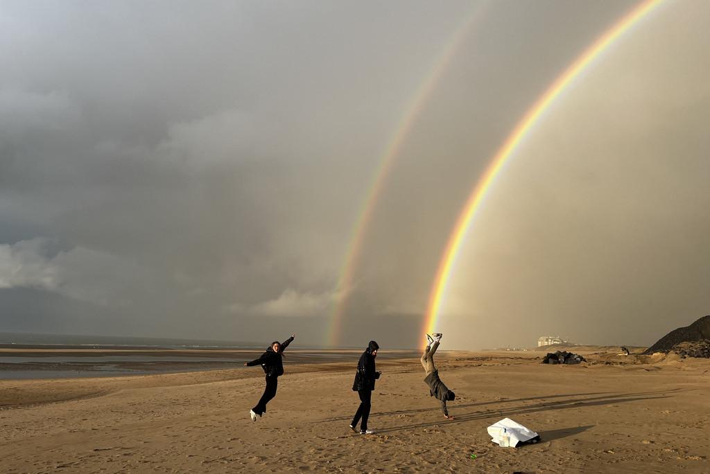 Zwei Regenbögen