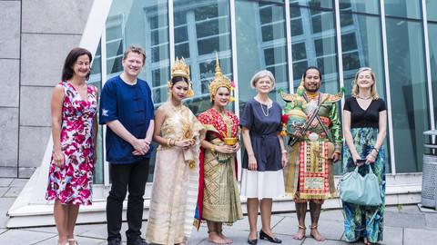 Thailändische Tanzaufführung mit Unterstützung des Königlich Thailändischen Generalkonsulats