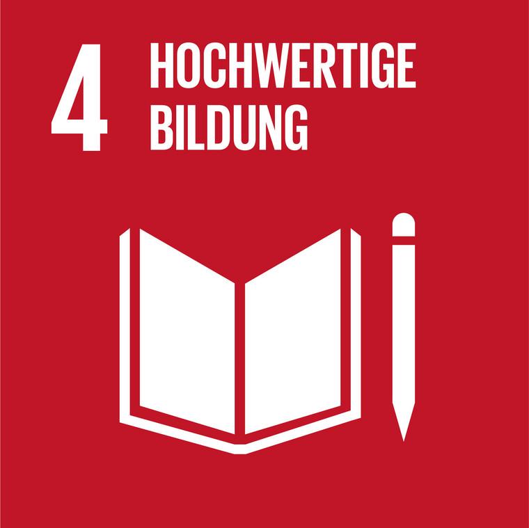 Icon Sustainable Development Goals: Bildung