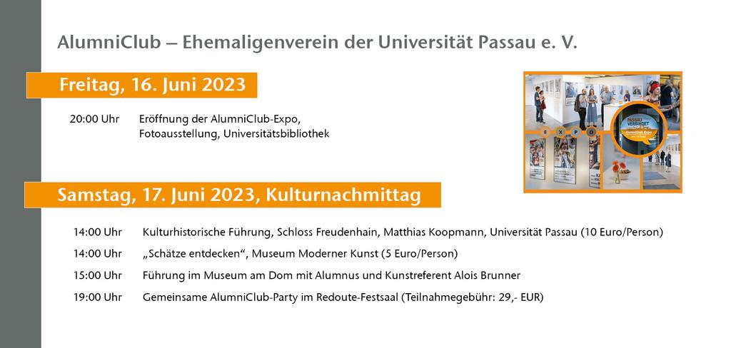 Programm und Einladung zum Jahrestreffen 2023