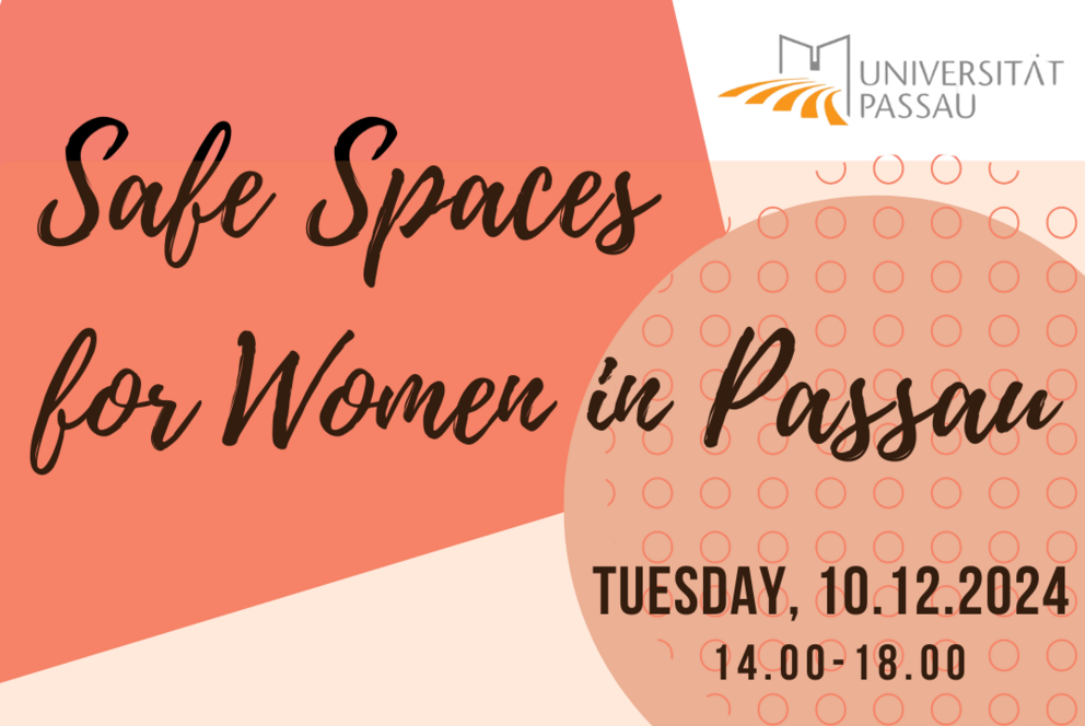 Flyer "Safe Spaces for Women in Passau"