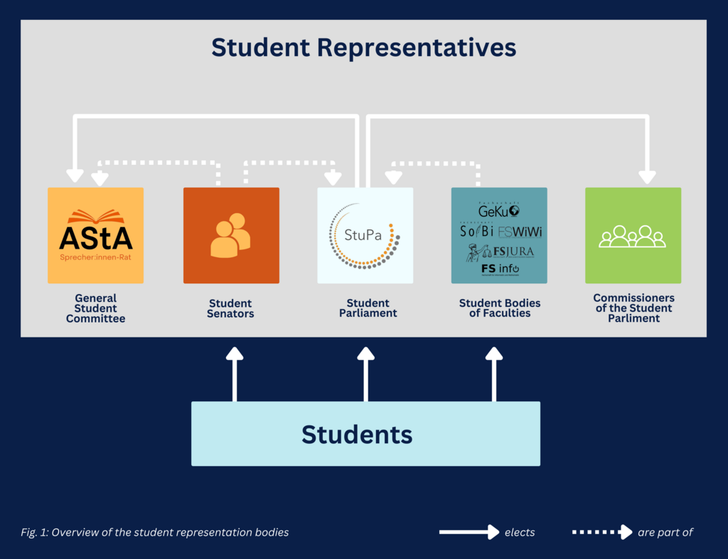 Overview of the student representative bodies