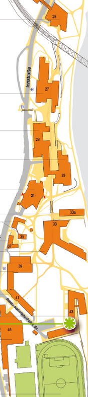 Lageplan Universität Passau