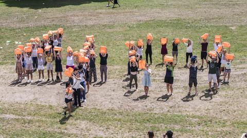 Flashmob auf der Innwiese