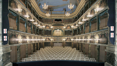 Interior view of the theatre