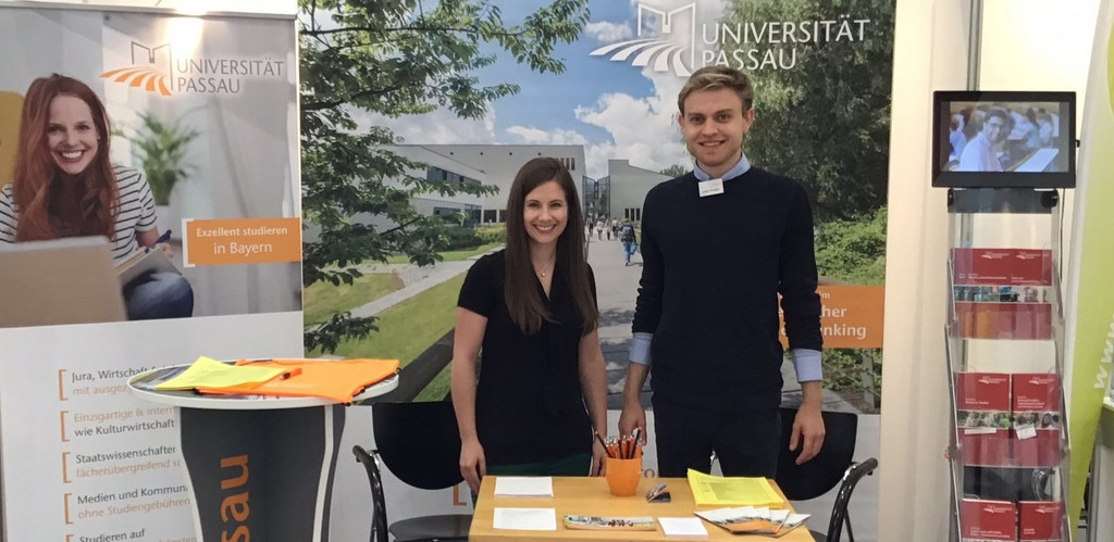 Messestand der Universität Passau 