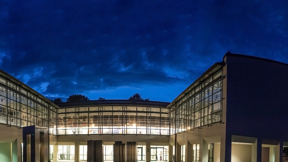 Abends in der Uni