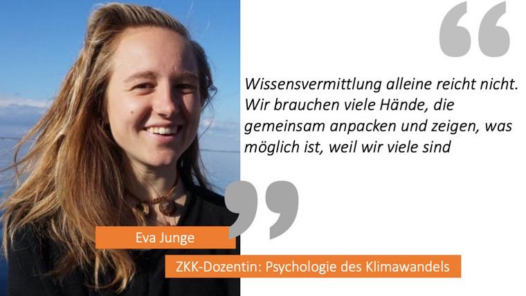 Eva Junge: Wissensvermittlung alleine reicht nicht.