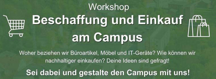 Workshop Beschaffung und Einkauf am Campus