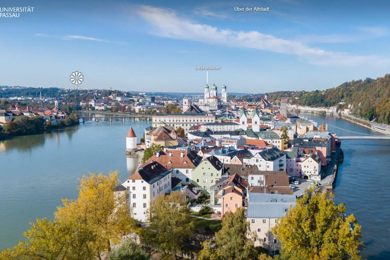 Dekoratives Bild der Kachel 'ber der Altstadt'