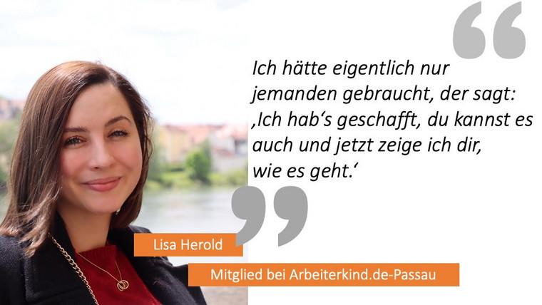 Lisa Herold von Arbeiterkind.de-Passau