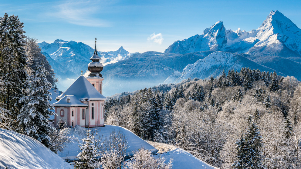 Winter landscape (Berchtesgardener Land)