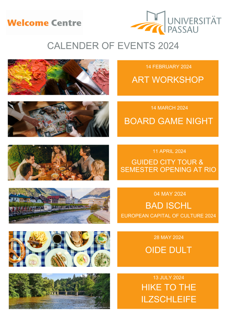 Calendar of Events 2024