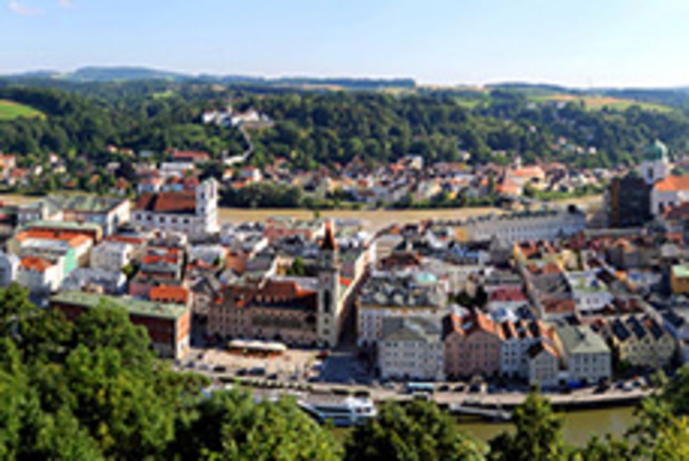 Ansicht der Stadt Passau